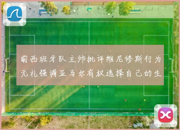 前西班牙队主帅批评维尼修斯行为无礼强调亚马尔有权选择自己的生活方式